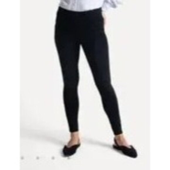Betabrand Women's Four Pocket Skinny Yoga Denim Black Pants Size Small NIB - Picture 7 of 7